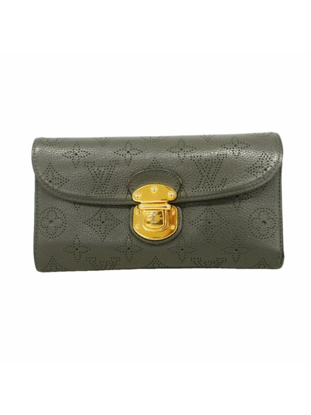 Louis Vuitton Trifold Wallet Mahina Portefeuille Amelia Anthracite